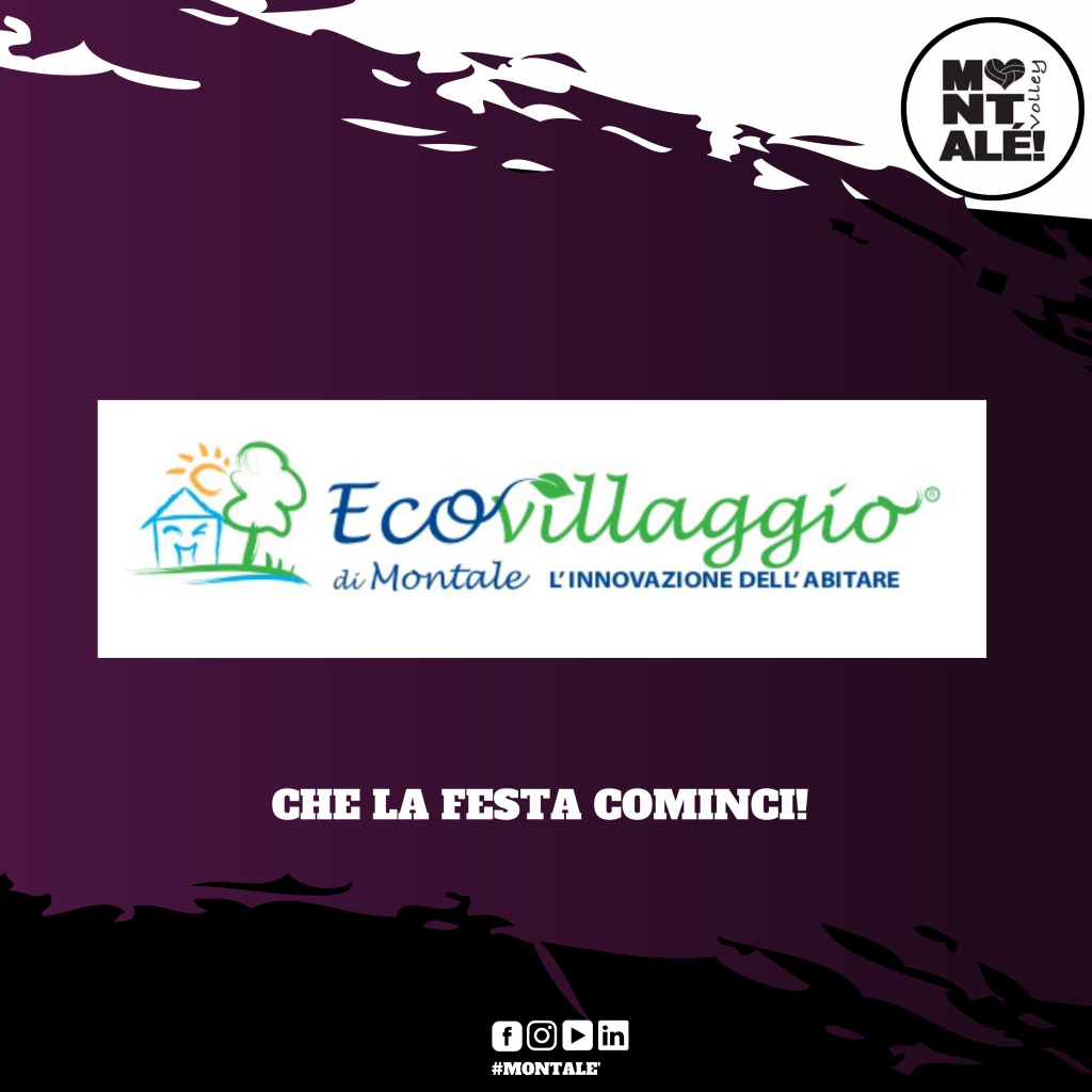 Ecovillaggio e Pallavolo Montale partnership